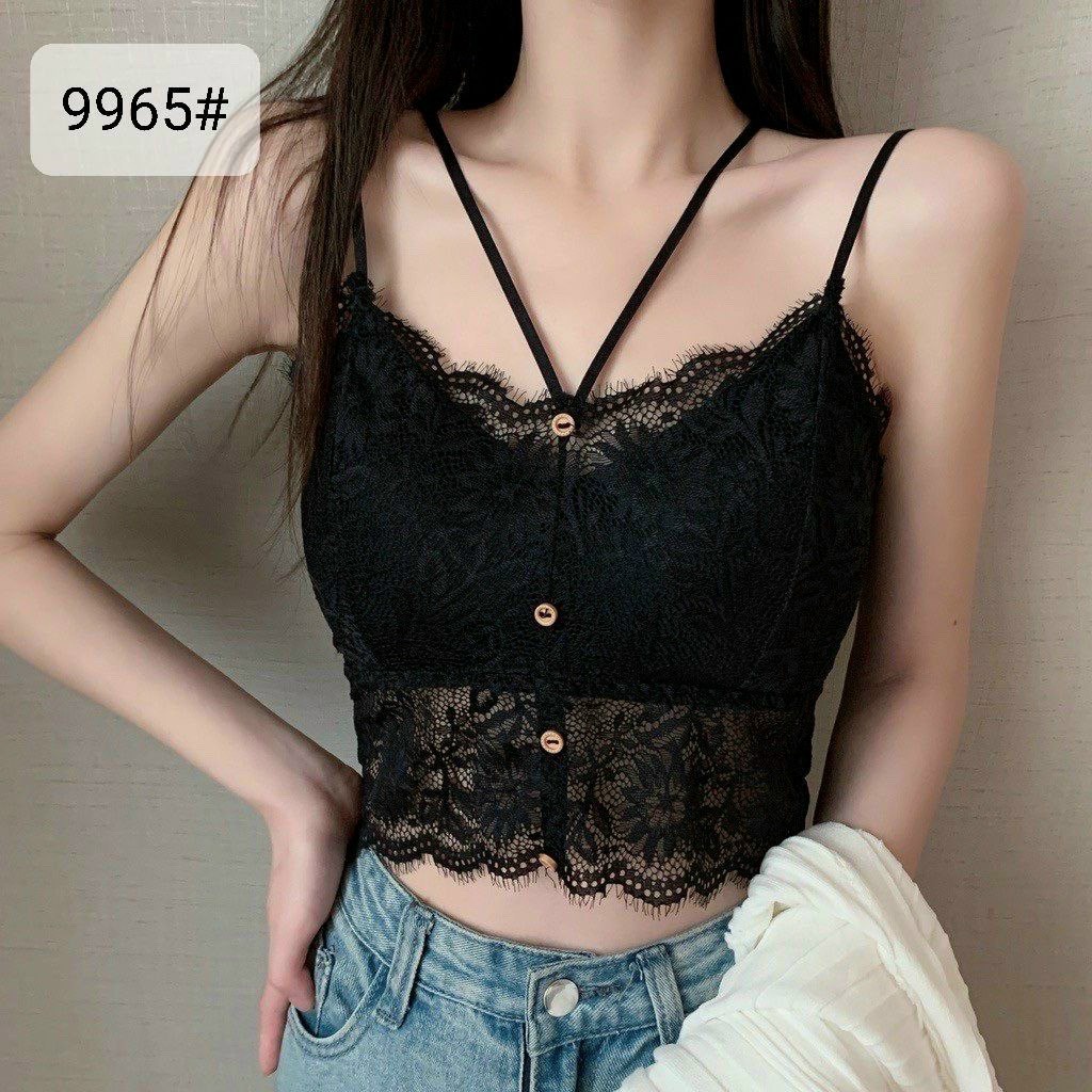 siêu xinh bra ren hàng nút dây chéo cổ mẫu xinhhh