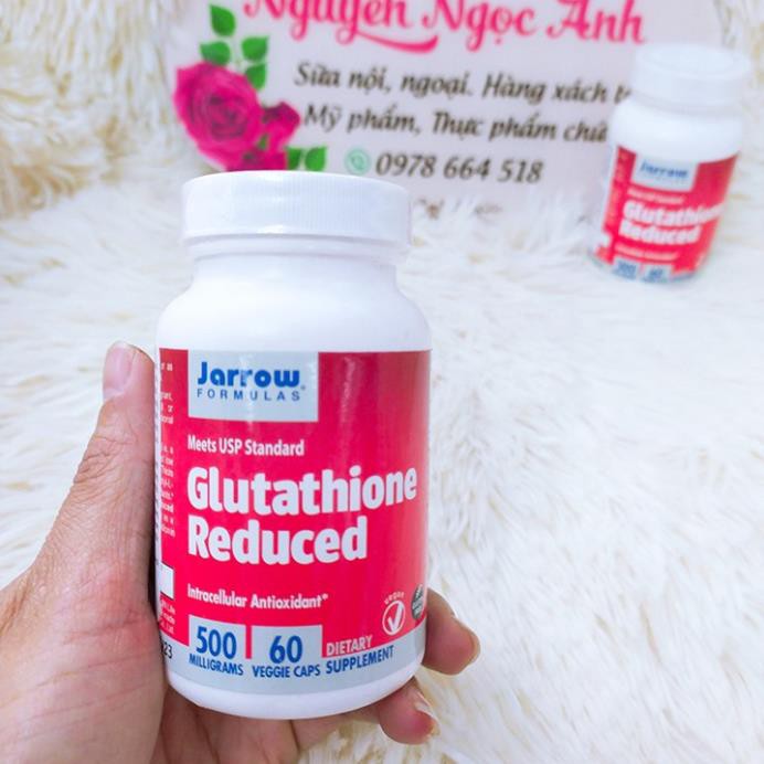 Viên uống Glutathione Now 500mg hộp 60 viên của Mỹ - tăng cường sức đề kháng,trắng da, làm đẹp da | BigBuy360 - bigbuy360.vn