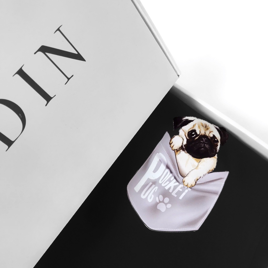 Áo thun Oversize Pug Pocket, áo phông T shirt nam nữ unisex, Odin Clothing | BigBuy360 - bigbuy360.vn