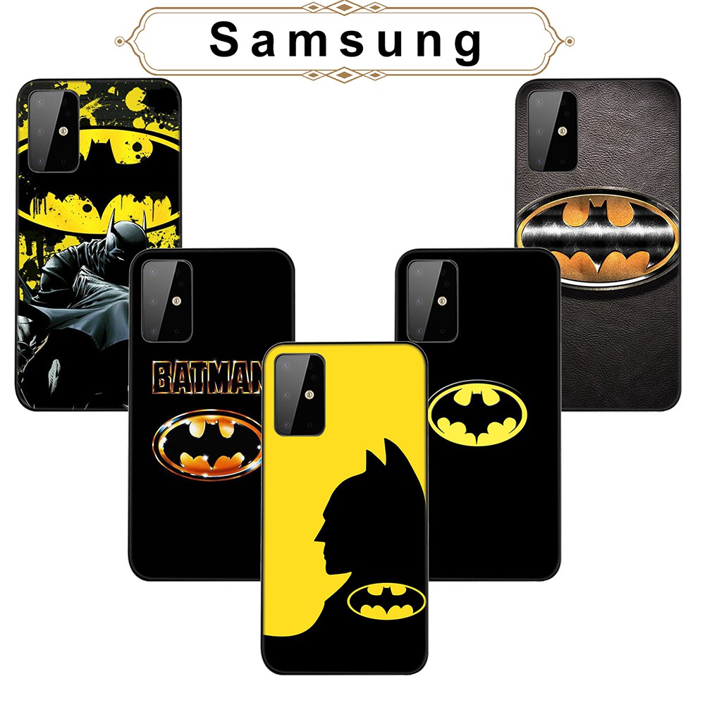 Ốp Lưng Logo Batman Cho Samsung Galaxy S10 S9 S8 Plus S7 S6 Edge