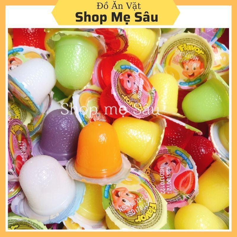  1kg Thạch Trái Cây 💖Freeship💖 Thạch Rau Câu Hương Trái Cây Mix Vị Đức Hạnh