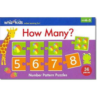 {Hàng Nhập]Bộ ghép hình số học Whiz Kids Puzzle How Many-Puzzles-đồ chơi thông minh