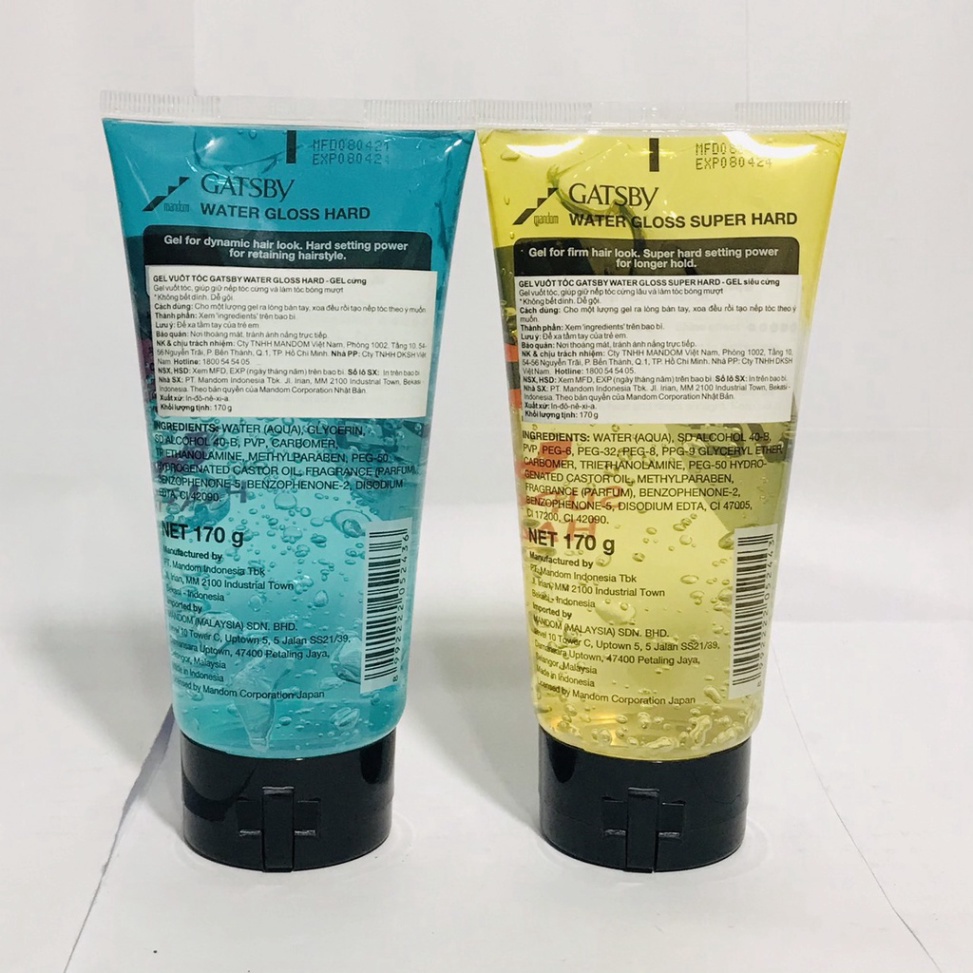 Gel Vuốt Tóc Giữ Nếp GASTBY SBY 170g