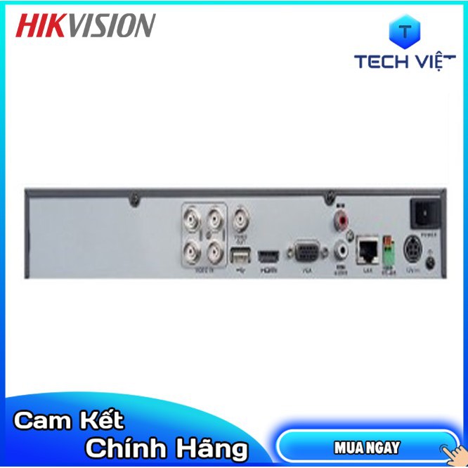 [HÀNG CHÍNH HÃNG] Đầu ghi 4 kênh Hikvision DS 7204 HQHI-K1