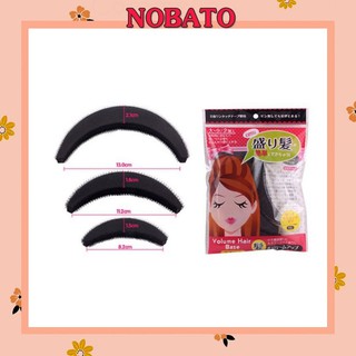 Set 3 miếng kẹp tạo độ phồng Nobato KT23