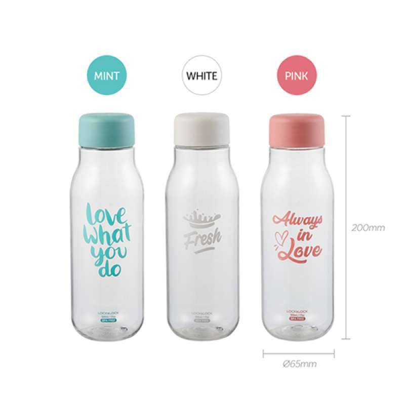 Bình nước nhựa Lock&Lock Milky dung tích 500ml