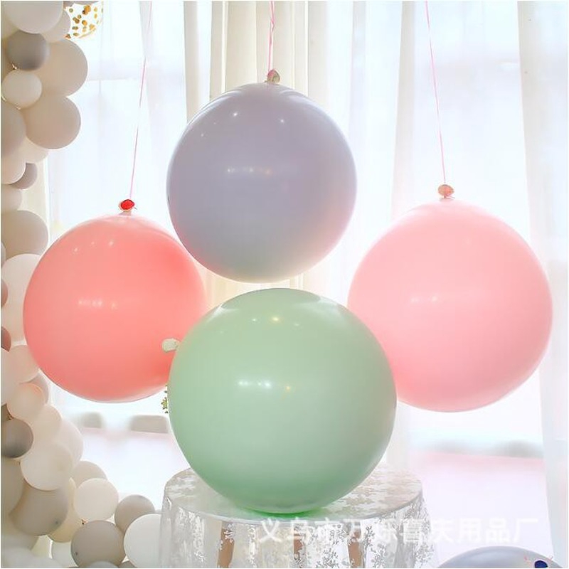 Bong bóng cao su màu macaron xinh xắn 18 inch trang trí tiệc cưới sinh nhật