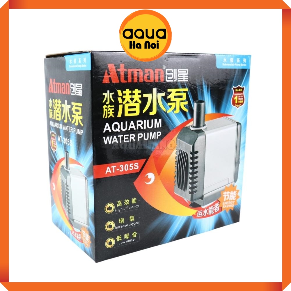 Máy bơm bể cá Atman AT 301s,302s,303s,304s,305s,306s - Máy bơm nước hồ cá thủy sinh siêu êm