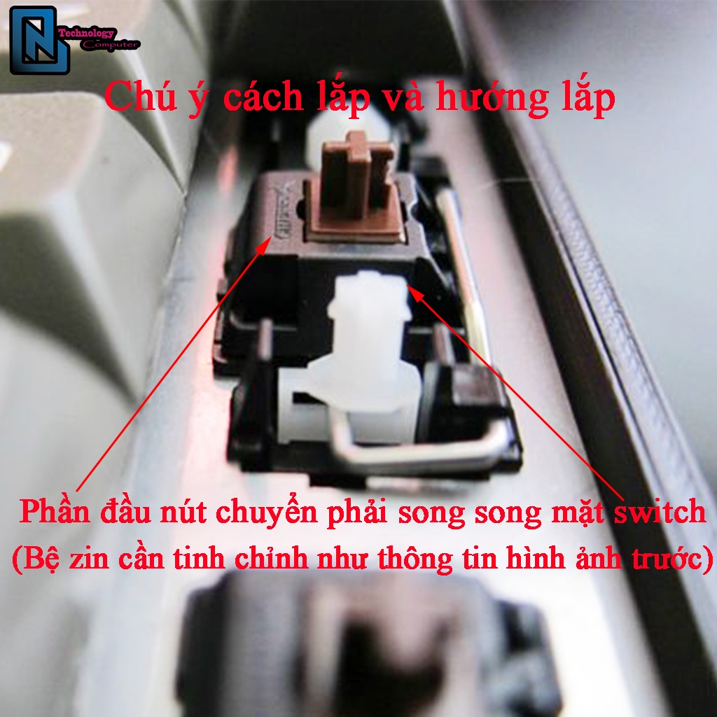 Bộ Chuyển Đổi Stab Móc Gài Qua Stab Đút Lỗ Dành Cho Bàn Phím Cơ Muốn Thay Keycap