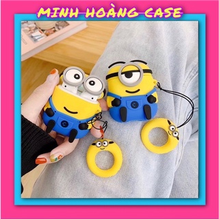 Case Airpod 1/2 miníons (kèm móc tròn)