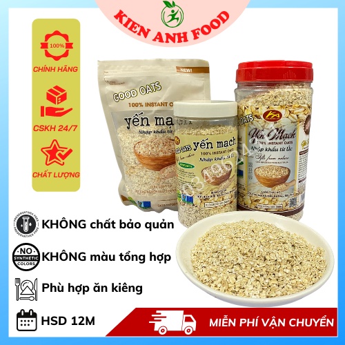 Yến Mạch Kiên Anh Giảm Cân, Yến Mạch Vẩy Nhập Khẩu Úc 100%