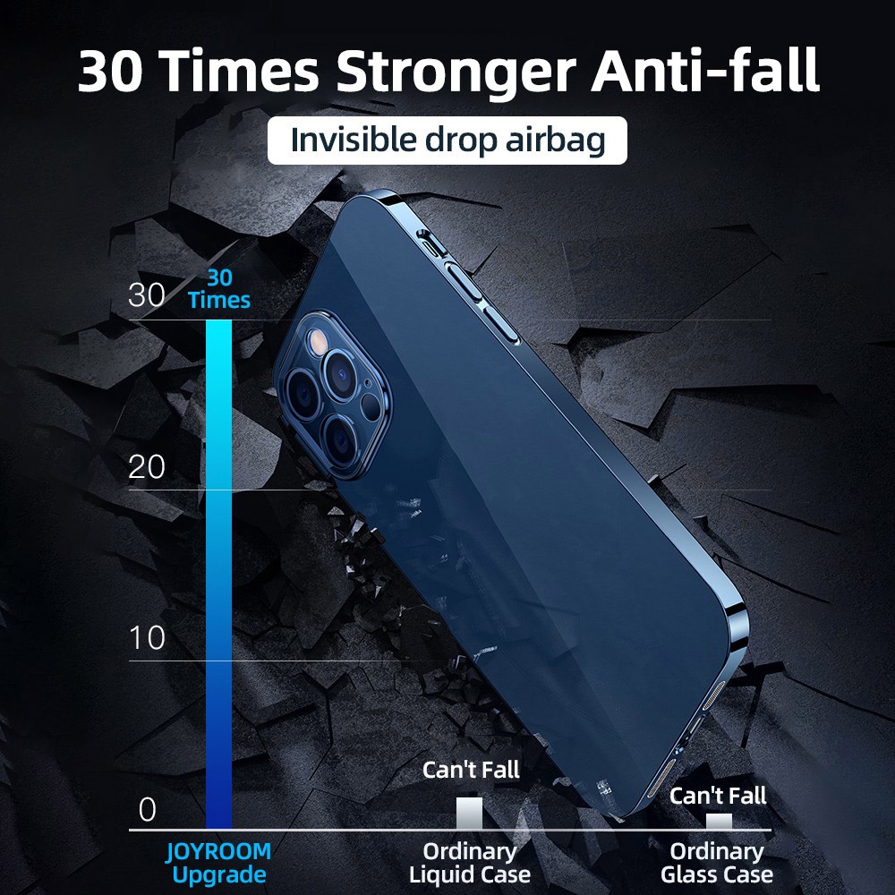 Ốp lưng trong suốt TPU mạ khung vuông sang trọng cho iPhone 12 pro max 12 mini Bìa mềm trong suốt