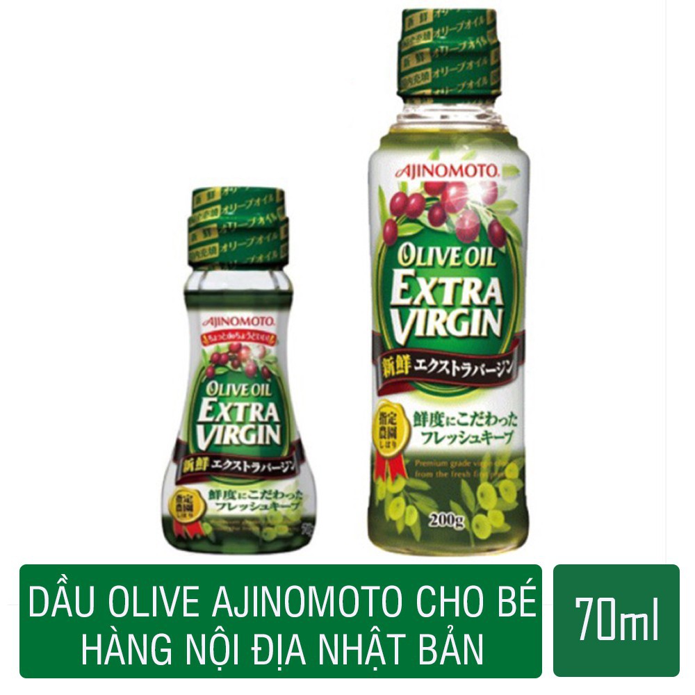 [Mã MKBC245 giảm 8% đơn 400K] DẦU OLIU AJINOMOTO EXTRA VIRGIN NHẬT BẢN CHO BÉ