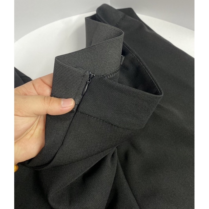 Quần Baggy nữ chất vải cao cấp Mola quần tây âu công sở form dáng đẹp chuẩn từng đường kim mũi chỉ