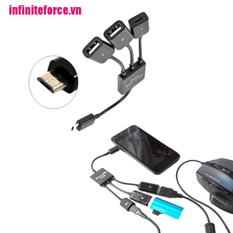 Dây Cáp Vn Otg 3 / 4 Micro Usb Cho Máy Tính Bảng Android
