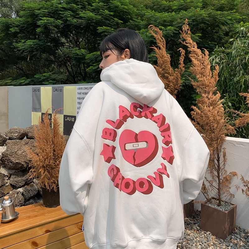 Áo nỉ hoodie unisex Homies liền mũ có túi BLACKAIR | BigBuy360 - bigbuy360.vn