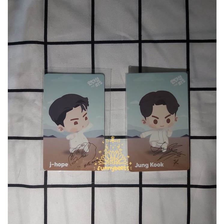 Thẻ Ảnh In Hình Nhóm Nhạc Bts JHope Hobby Jungkook JK