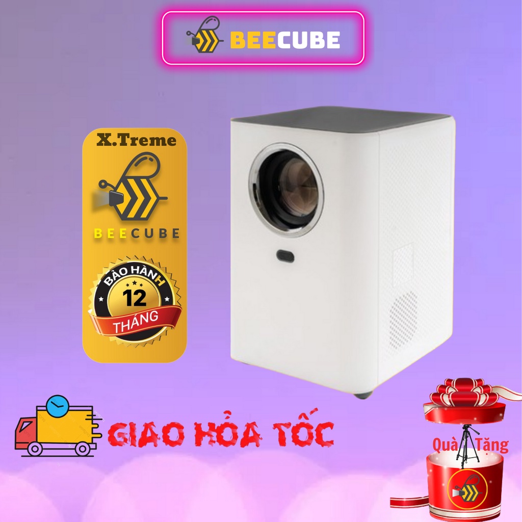 Máy chiếu mini, BeeCube Xtreme Chính hãng Hệ điều hành Android Full HD 1080 - Bảo Hành 12 Tháng