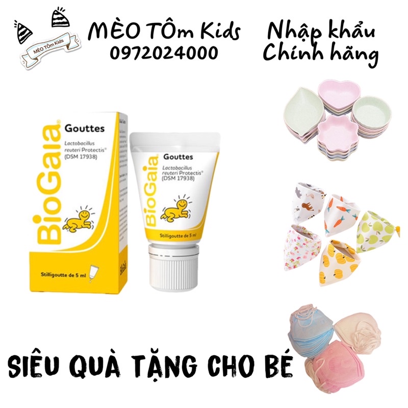 Men vi sinh BioGaia Protectis cải thiện hệ vi sinh đường ruột nội địa Pháp 5ml