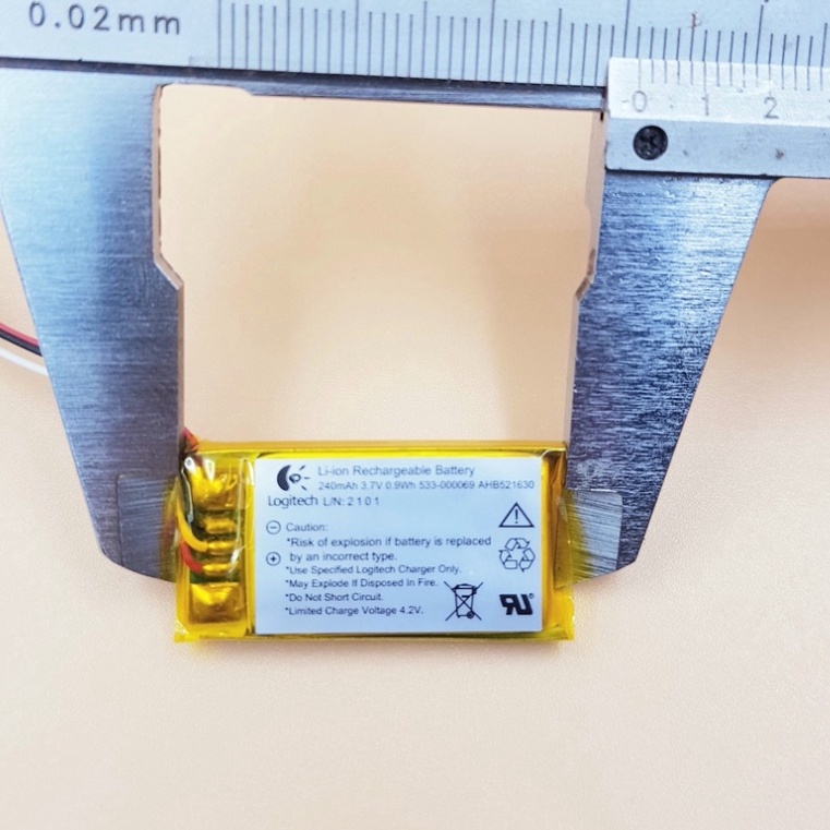 Pin Li-Polymer 240MAh AHB521630 Cho Camera Hành Trình, xác định GPS, Chuột Không Dây - Huyền Trang Shop
