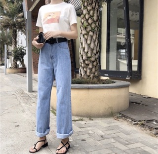 Quần ulzzang ống suông