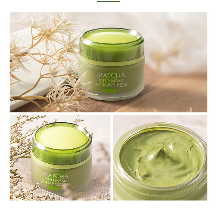 Mặt nạ chiết xuất  trà xanh Matcha Laikou 85g