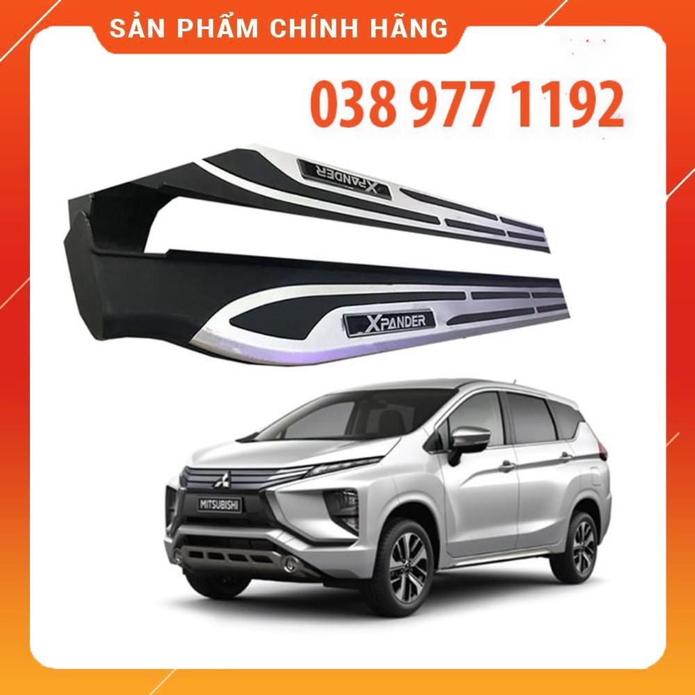 Bậc lên xuống cho xe Mitsubishi Xpander 2018 2019 2020 có chữ tặng kèm 1 đôi gương cầu lồi