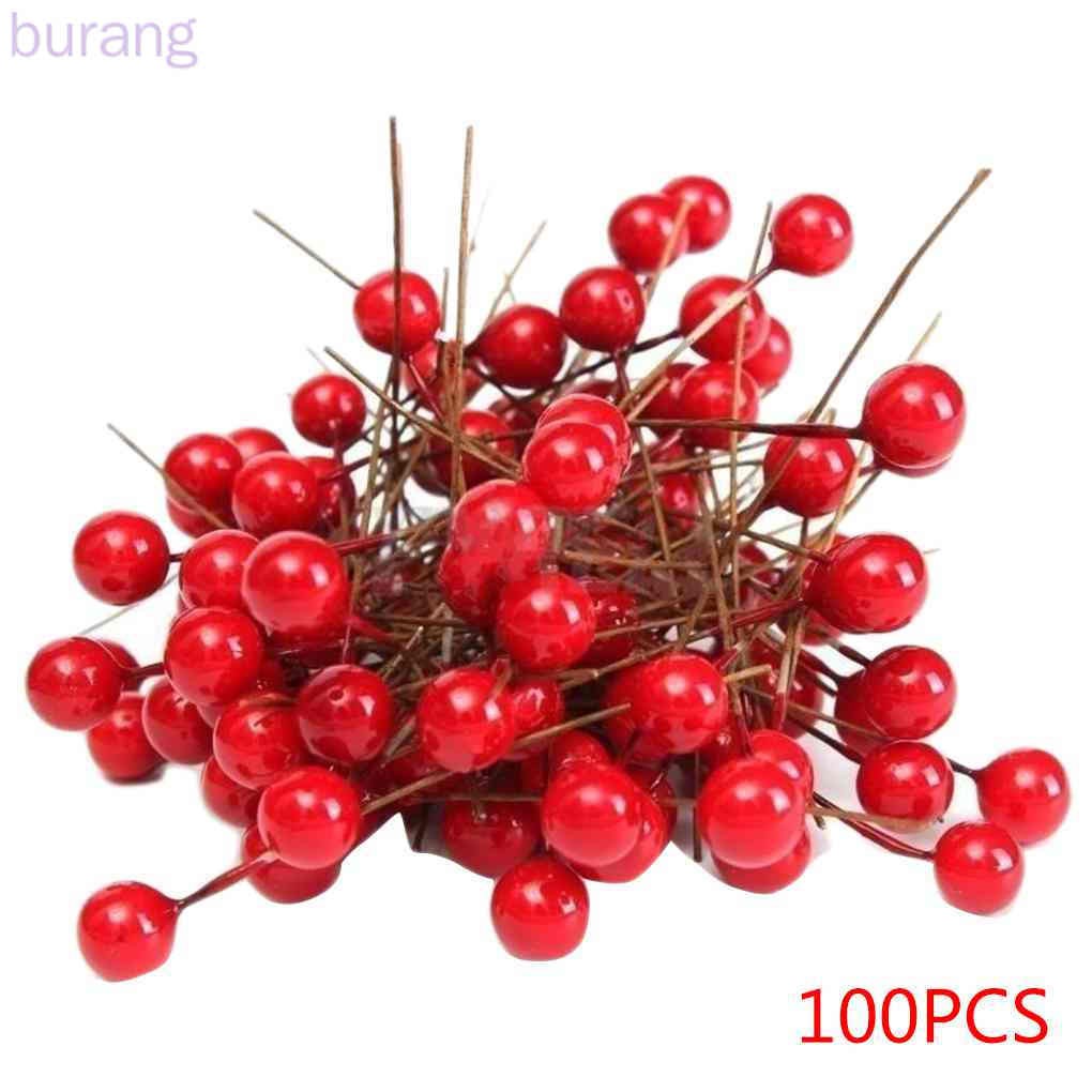 Bộ 100 Quả Berry Giả Dùng Để Trang Trí