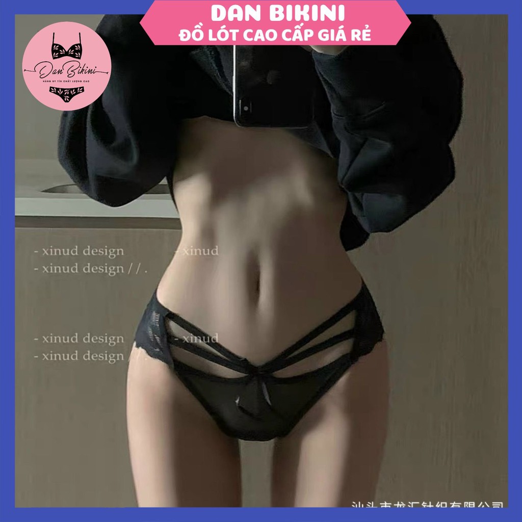 Quần Lót Nữ ❤️FREESHIP❤️ Quần Lót Ren Cao Cấp phối nơ điệu đà mã Y255