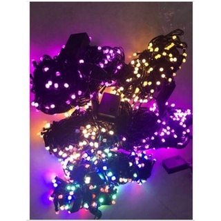 Dây đèn nháy chớp nhấp nháy LED trang trí 20m 50m Trắng, Vàng, Hồng, Xanh Dương