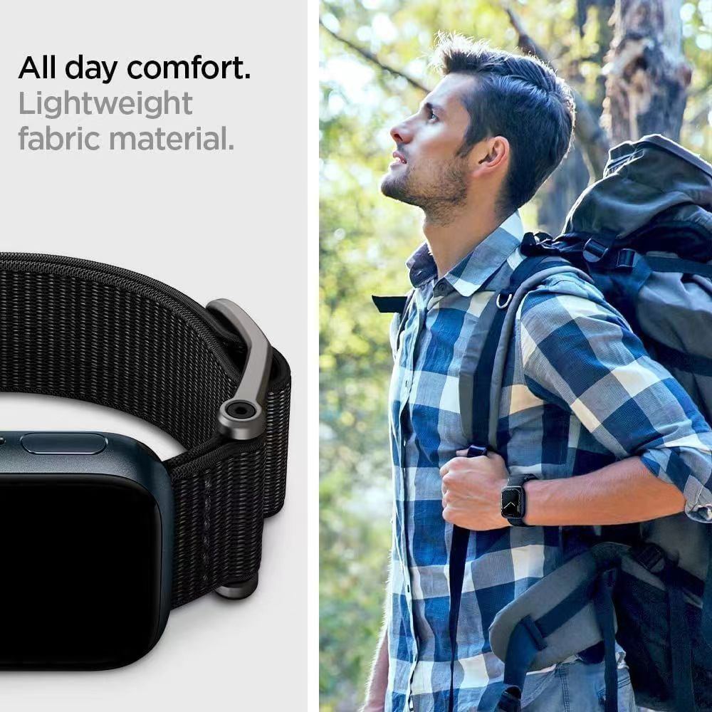 SPIGEN Dây Đeo Nylon 44mm 42mm 45mm Cho iWatch Series 3 4 5 se 6 7