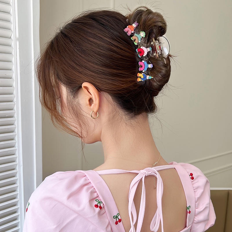 Kẹp tóc Haimeikang hình dạng hoạt hình ba chiều dễ thương chất lượng cao cho nữ