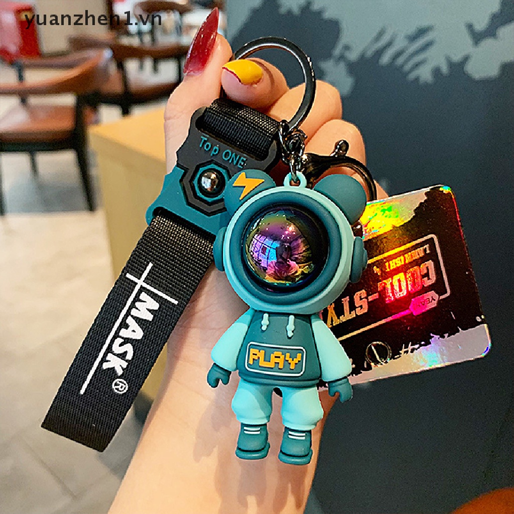 Móc Khóa Hình Gấu / Phi Hành Gia / Gấu Bông Dễ Thương