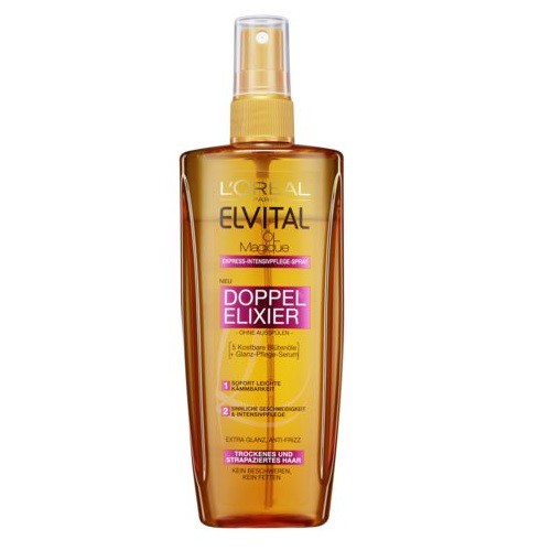 Tinh dầu dưỡng dành cho tóc khô và hư tổn LOREAL ELVITAL DOPPEL ELIXIER 200ml - Đức