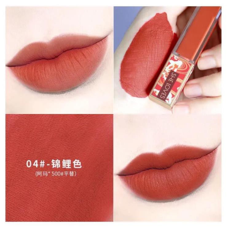 {Hàng Cao Cấp } Son Kem Lì -Full Set 8Cây Son Kem Li Siêu Đẹp-Có Hộp Đựng Kèm Như Ảnh-MS016 | BigBuy360 - bigbuy360.vn