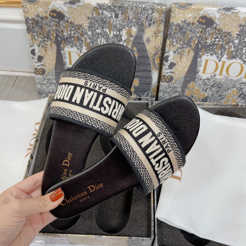Dép lê nữ DIOR hàng hộp cao cấp mới về