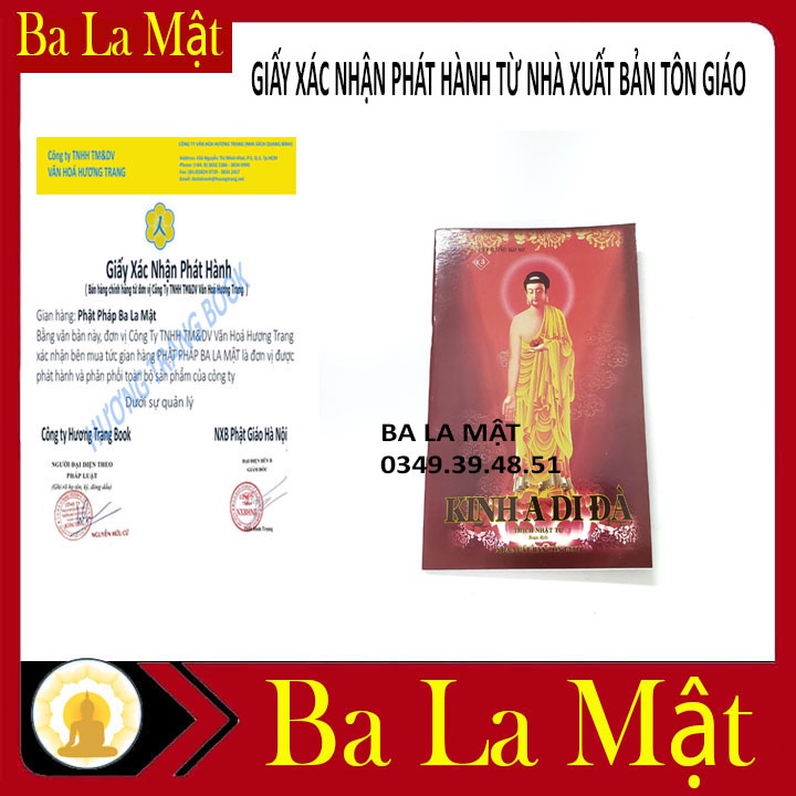 Sách - Kinh A Di Đà Màu Đỏ
