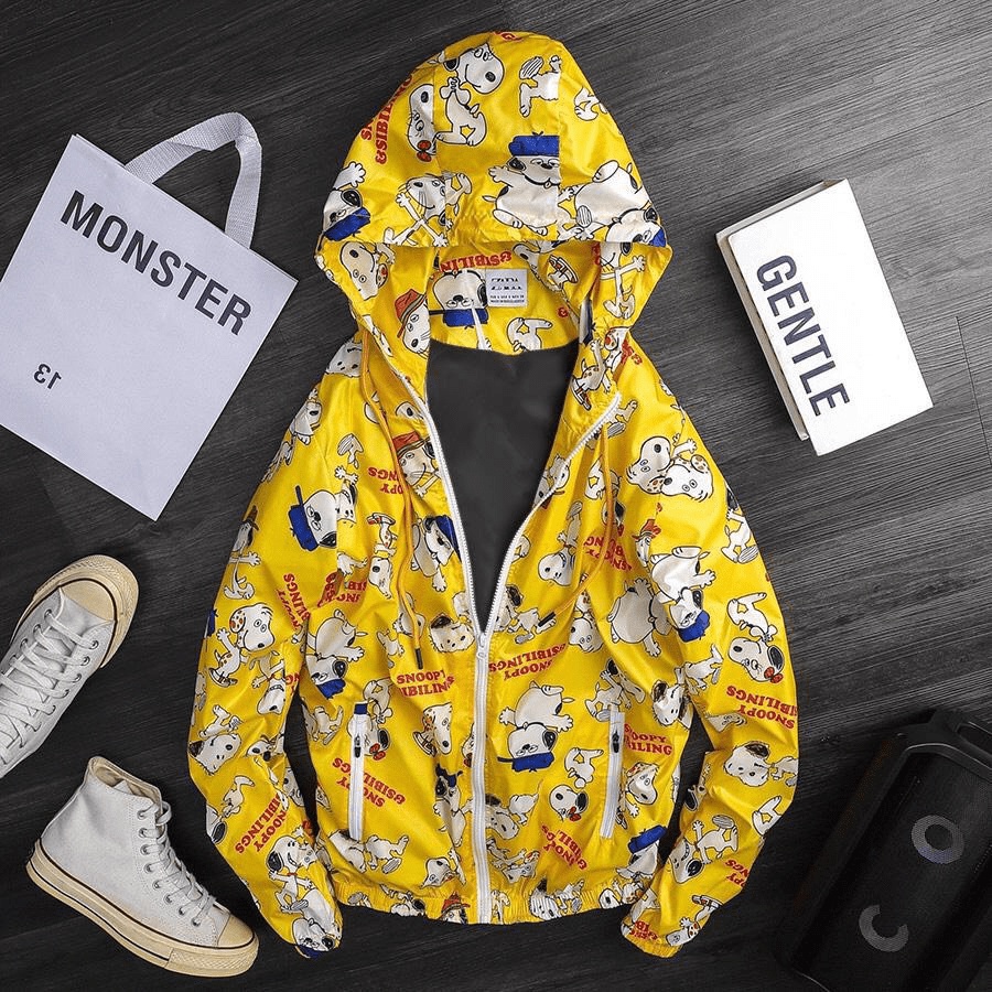 Áo Khoác Dù Nam Nữ 2 Lớp Phối Màu Tuyệt Đẹp in 3D SIÊU CUTE - TP [NewUnisex]