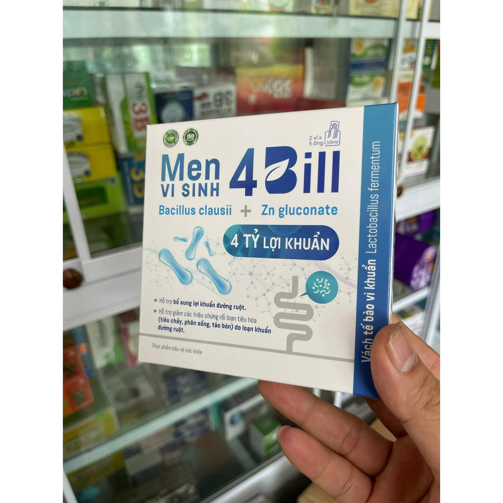 Men Vi Sinh - Men 4 Bill - $ Tỷ Lợi Khuẩn, Giúp Bé Tiêu Hóa Tốt, Phòng Các Bệnh Đường Tiêu Hóa
