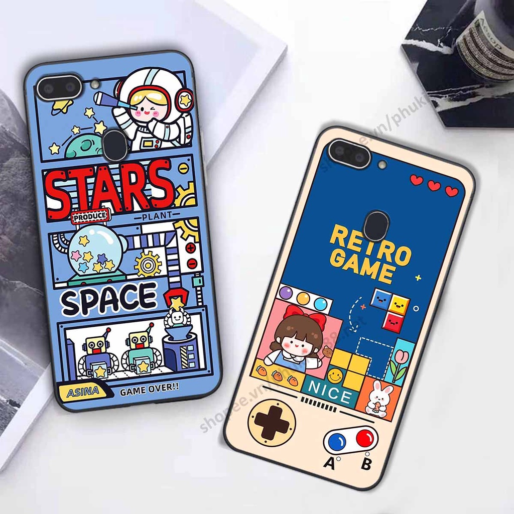 Ốp lưng Oppo Realme 1 / Realme 2 hình phi hành gia, roro jump, điện tử dễ thương - Giá rẻ tốt nhất