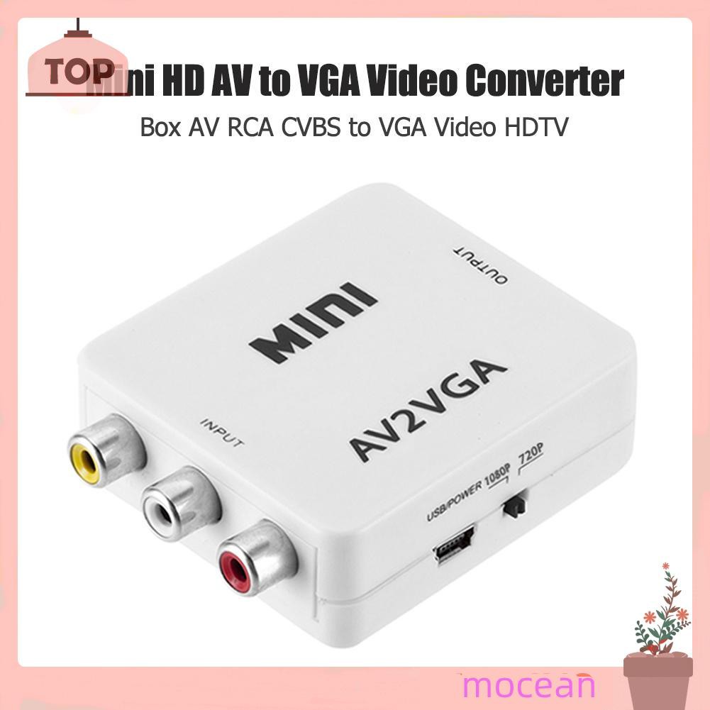 RCA Bộ Chuyển Đổi Mini Hd Av2Vga Video Sang Vga Video Hdtv