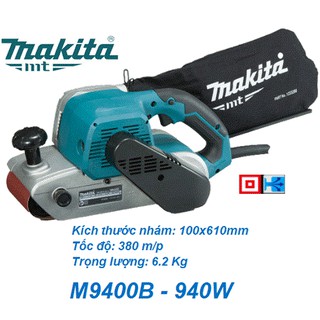 Máy Chà Nhám Băng MAKITA M9400B (940W)  - Chính Hãng SKU M9400B