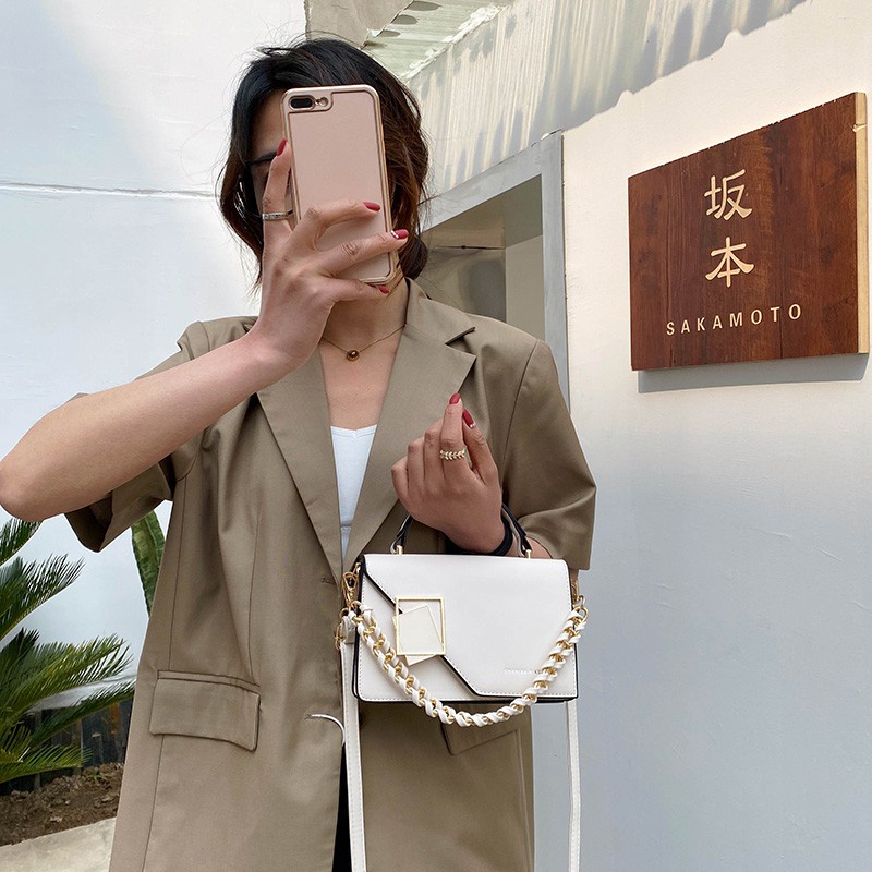 Túi Xách Nữ Đẹp Túi Đeo Chéo Da Pu Màu Đen Thời Trang Hàn Quốc Cho Nữ-69