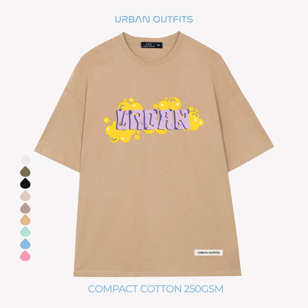 Áo Thun Tay Lỡ Form Rộng URBAN OUTFITS ATO144 Local Brand In Hình ver 2.0 Chất Vải 100% Compact Cotton 250GSM