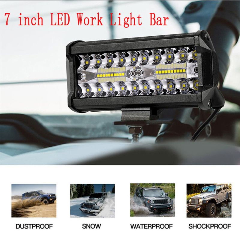 1 Thanh Đèn LED Trợ Sáng Chống Nước 7 100W 4WD