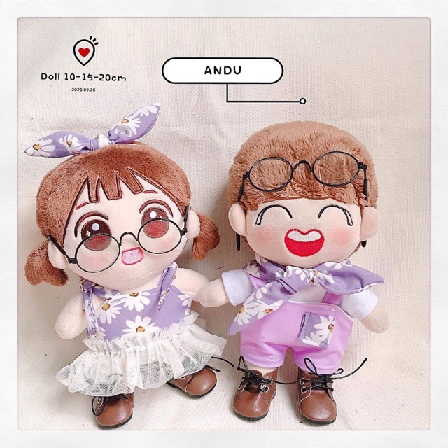 Outfit cho doll 10cm-15cm-20cm-indentity V