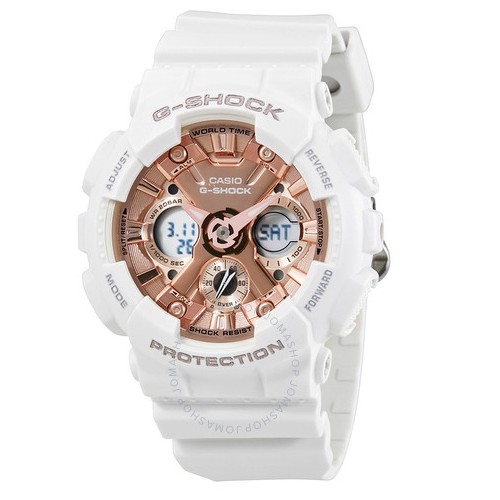Đồng hồ nữ casio G-Shock S Series Rose Gold Dial Ladies Sports  Watch GMAS120MF-7A2.