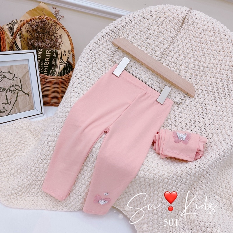 quần cotton len legging cho bé