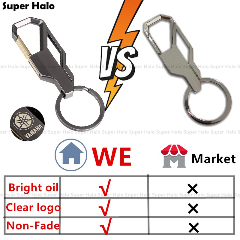 Móc khóa kim loại logo thương hiệu xe hơi Mitsubishi