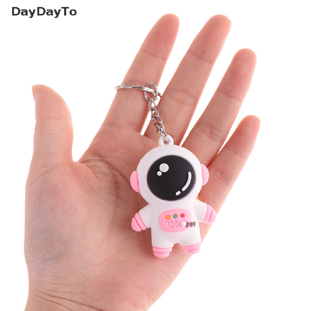 Móc Khóa Kim Loại Hình Phi Hành Gia / Tàu Không Gian / Vũ Trụ Dễ Thương